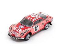 Alpine A110 1800 #60 Rally Monte Carlo 1972 P. Moss / Carlsson / E.Crellin Model