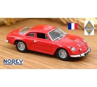 MODÈLEIN ÉCHELLE COMPATIBLE AVEC ALPINE A110 1973 RED 1:87 NOREV NV517827