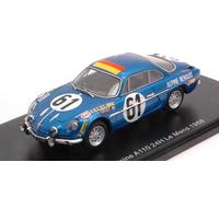 Alpine A110 #61 Lm 1968 M.Nusbaumer/J.Bourdon 1:43 Model Spark Model
