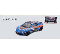Bburago 1/43 Race Collection Crystal - Alpine A110 Cup - Voiture Miniature en Métal à Collectionner - Modèle Sportif Authentique - pour Enfants dès 3 Ans - Cadeau Original et Ludique