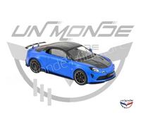 Norev Alpine A110 R 2023 Bleu Alpine mat 1/43 517872 0725