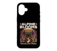 Alpine Blooms Worth The Miles Randonnée Nature Coque pour iPhone 16