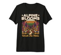 Alpine Blooms Worth The Miles Randonnée Nature T-Shirt Haut de Gamme