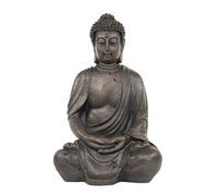 Alpine Corporation Statuaire de Bouddha méditant intérieur/extérieur 38,1 cm de Haut