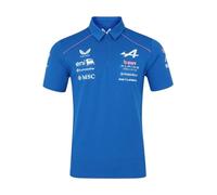 Alpine F1 Team, Produit Officiel Castore 2026, kit d'équipe, Polo, Chemise, Bleu, Rose