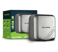 Alpine Industries Hemlock Sèche-mains automatique - Acier inoxydable robuste | 1800 W | 110-120 V (acier inoxydable brossé)