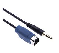 Alpine Ligne en Entrée Câble de Connexion Kce-237b Audio vers Standart Aux Jack 3.5 mm Câble Convertisseur Compatible avec Alpine CDA 105ri 117ri CDE 104bti 103bt 102ri 101R RM 111r RM 112ri W203ri 1m