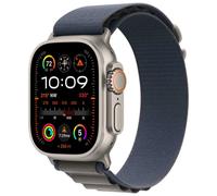 Alpine Loop Band pour Apple Watch Series 1 á 10 / SE / Ultra (2) (44/45/46/49 mm) - Taille M - Bleu