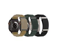 Alpine Loop Bracelet compatible avec Apple Watch Ultra Watch, bracelet Alpine Watch avec fermoir en C en métal pour iWatch Series Ultra 2/Ultra 9 8 7 6 5 4 3 2 1 SE/SE 2, 44/45/46/49/42mm-(Series 1/2
