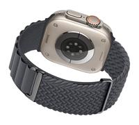 Alpine Loop Nylon Bracelet Apple Watch Ultra 49mm 46mm 45mm 44mm 42mm, Bracelet de Double Tissé élastique avec G-Hook Titane Réglable Bracelet pour iWatch Series Ultra 10 9 8 7 6 5 4 3 2 1 SE