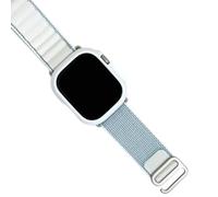 Alpine Loop Strap Compatible with Apple Watch Band Ultra 3 2 Bracelet iWatch Series 11 10 SE 9 8 7 for Women Men(Light Blue White,38/40/41/(S10/11) 42MM)