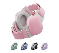 Alpine Muffy Baby Confort - Casque Anti Bruit Bebe, Certifiée CE, Bandeau Unique Pour Un Ajustement Sûr & Confortable, Protection Auditive pour Enfants Jusqu’à 4 Ans, Réduction Du Son De 24 dB, Rose