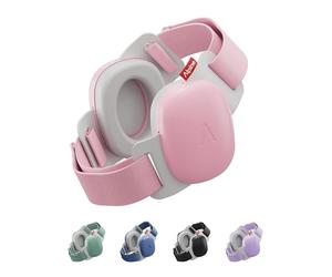 Alpine Muffy Baby Confort - Casque Anti Bruit Bebe, Certifiée CE, Bandeau Unique Pour Un Ajustement Sûr & Confortable, Protection Auditive pour Enfants Jusqu’à 4 Ans, Réduction Du Son De 24 dB, Rose