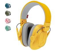 Alpine Muffy Kids Casque Anti-Bruit 5-16 ans 25dB Jaune | Réduit le bruit | Confortable | Taille ajustable au fur de croissance | Jusqu'à 16 ans | Autisme