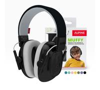 Alpine Muffy Kids - couteur d'annulation du bruit pour enfants - CE & ANSI Certified - 25db - Sensory & Concentration Aid - Black