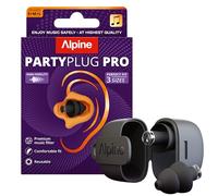 Alpine PartyPlug Pro Bouchons d'Oreilles Hi-Fi pour Concerts, Protection Auditive Professionnelle 21dB, Nouveau et Amélioré, Qualité Premium pour Festivals, Musique & Raves, 3 Tailles (S/M/L), Noir