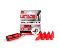 Alpine Plug&Go - 5 paires de protections auditives en mousse - Rouge