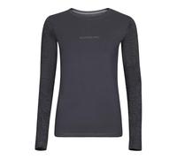 Alpine Pro Opesa T-shirt à manches longues en coton pour femme, confortable, pour les loisirs, la randonnée, le sport, l'extérieur, thermique, pour le quotidien, gris, M