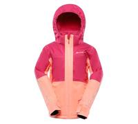 ALPINE PRO REAMO Veste de ski pour fille avec capuche, veste de snowboard, veste extensible, veste d'hiver, veste d'extérieur, veste de randonnée, veste pour la montagne, veste imperméable et