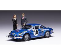 Alpine Ren.1800 S #18 Winner Rally Monte Carlo 1973 W Figure Andruet Petit 1:43