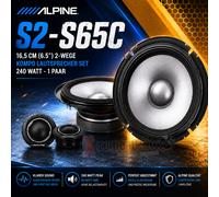 Alpine Pro - Ensemble haut-parleurs composants 2 voies S2-S65C 16,5 cm 240W