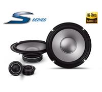 Alpine Haut-parleur 2 voies coaxial S2-S80C 20 cm - Tweeter à dôme 2,5 cm - Boîtier pivotant