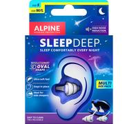 Alpine SleepDeep Bouchons d’Oreilles pour Dormir - Nouvelle Forme Ovale - Gel Anti Bruit Intégré - Confort et Atténuation au Max - Bouchons Anti Bruit avec Filtres Souples (Taille S + M/L)