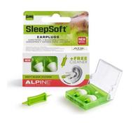 Alpine Sleepsoft Bouchons D'oreille - Anti Ronflement Et Améliore Le Sommeil- Filtres Doux Conçus Pour Dormir- Matériau
