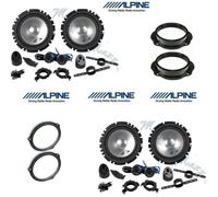 Alpine SXE-1750S Set 8 Haut Parleur Haut-Parleurs pour Ford Kuga 05> con Support