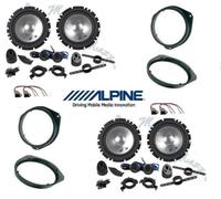 Alpine – Paire de woofers 165 mm – Kit SXE-1750S – Enceintes auto