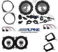 Alpine SXE-1750S SXE-1325S Set 6 Haut Parleur Opel 93>06 Adaptateur / Fiche Ant
