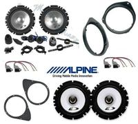 Alpine SXE-1750S SXE-1725S Set 6 Haut Parleur Fiat 500 Tous les Modèles VA /