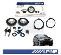 ALPINE SXE1750S 165Mm Haut-Parleurs Avant Pour BMW X5 E53 2003>2006