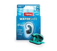 Alpine WaterSafe Bouchons d'Oreilles Natation Bloque Eau 2 Tailles | Réutilisables et ajustement sûr | Pour natation, douche et activités aquatiques | 1 paire