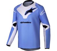 Alpinestars Racer Veil, maillot jeune XL Mauve/Blanc/Noir Mauve/Blanc/Noir