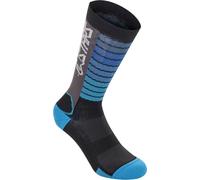 Alpinestars Chaussettes Drop 22 – Noir/Bleu – Taille L