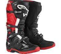 Alpinestars Honda Tech 7 Enduro Drystar Bottes de motocross imperméables, noir-rouge, taille 39 pour homme