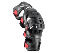 Alpinestars 2025 Protège-Genou Bionic-10 Carbone Gauche Noir MX Motocross