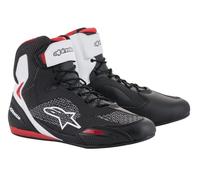 Alpinestars 2510319-123-8 Chaussure de moto Mâle Adulte Noir, Rouge, Blanc