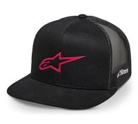 Alpinestars Casquette 3D Ageless Trucker Réglable Noir/Rouge Taille unique