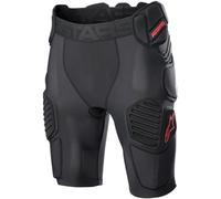 Alpinestars Short de protection Bionic Pro Noir/Rouge Taille XL