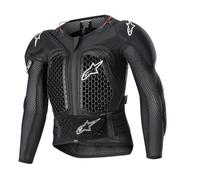 Alpinestars 6546823-10-s/M: Youth Bionic Action V2 Protection Jacket Black SM/MD Équipement de Course de Motocross, Noir, Small/Medium Garçon