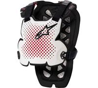Alpinestars A-1, protection de la poitrine Niveau 1 XXL Blanc/Noir/Rouge Blanc/Noir/Rouge