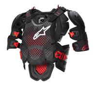 Alpinestars A-10 V2 Protège-Poitrine CE Niveau 2 Anthracite Noir Rouge MX