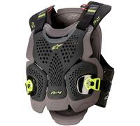 ALPINESTARS Protections A-4 Max Black / Anthracite / Yellow Fluo XL/XXL