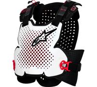 Alpinestars A-4 Plasma, gilet protecteur niveau 1 XL/XXL Noir/Rouge/Blanc Noir/Rouge/Blanc