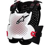 Alpinestars Gilet de protection A-4 Plasma blanc/noir/rouge M-L