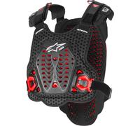 Alpinestars A-5 Plasma Armure de poitrine, noir-rouge, taille M L pour homme