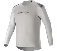 Alpinestars A-Aria Polartec Switch Maillot de vélo à manches longues, Gris clair/gris foncé, Taille S