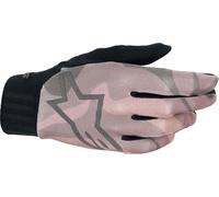 Gants longs Alpinestars A-Dura Squad Camo blanc rosé - M